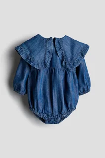 بادی نوزادی جین کاغذی برند H&M